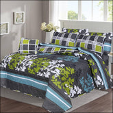 7 Pcs Quilted Comforter Set CC  205